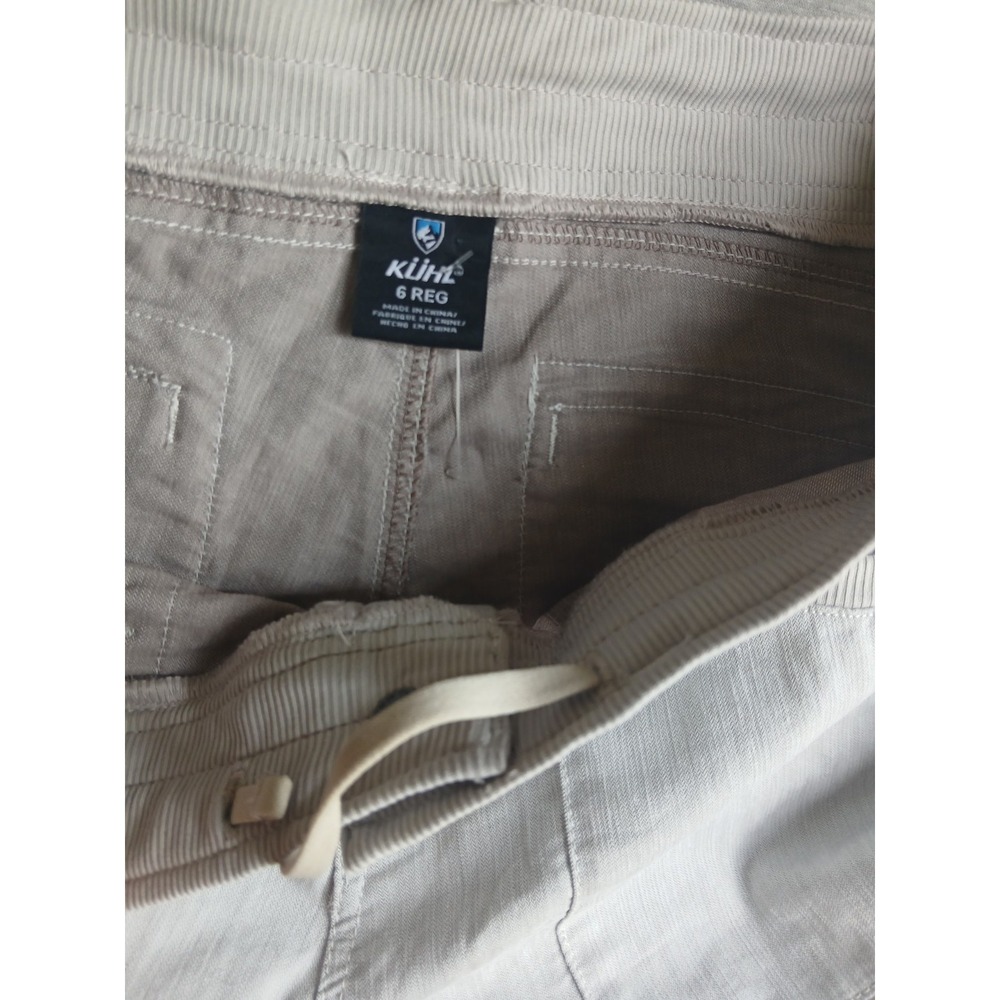 Kuhl Pants Womens 6 Cabo Outdoor Hiking Wicking Travel Stretch Linen Blend - Picture 9 of 12